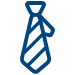 Business tie icon